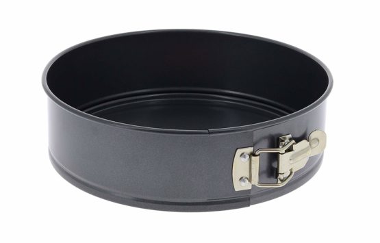 DE BUYER Disassemblable Round Pastry Mould, 24 cm, Stainless Steel, Black, 22.61 x 22.4 x 6.4 cm