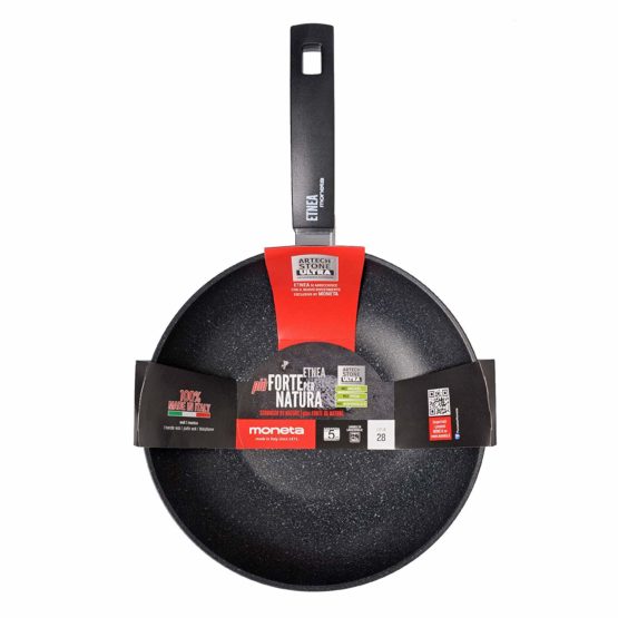 Moneta Etnea Artech Ultra Wok 28cm, Black - Image 4