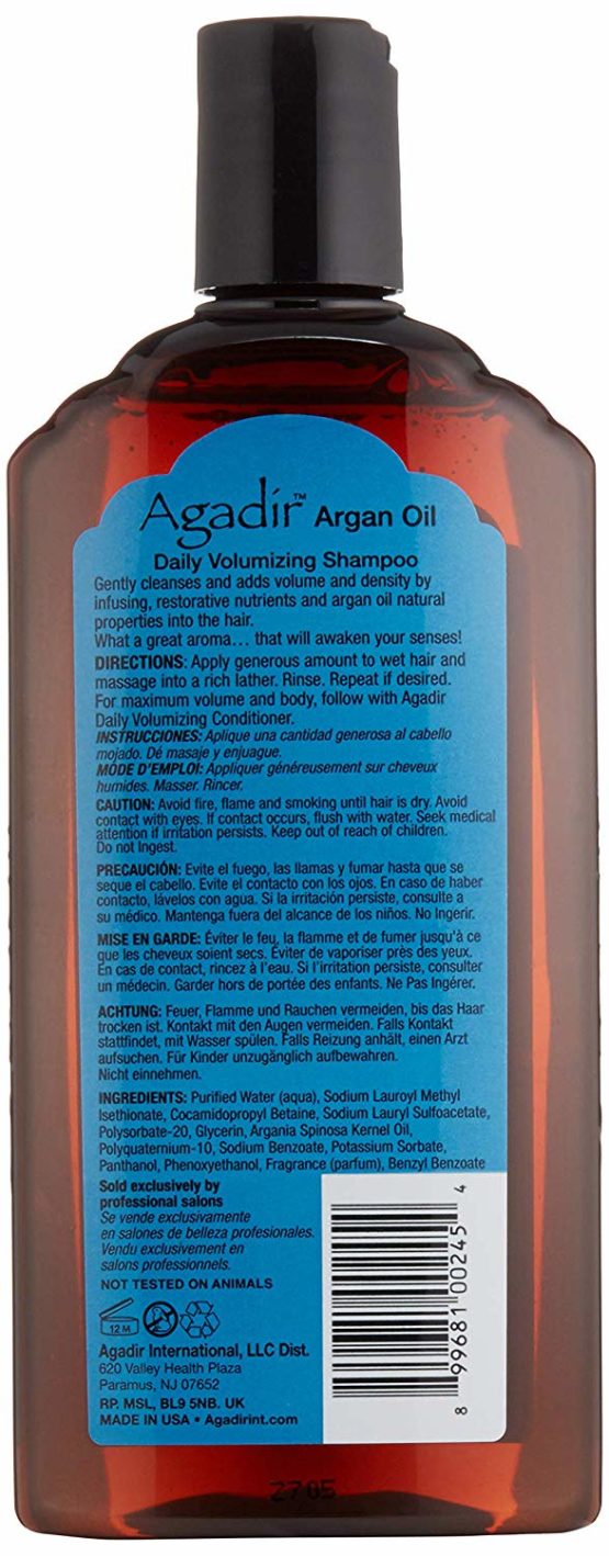 Agadir Argan Oil Volumizing Shampoo 355ml - Image 2