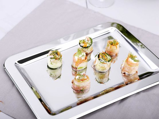 CHG 03017-S12 Serving Tray Stainless-Steel 36 cm x 25 cm - Image 3