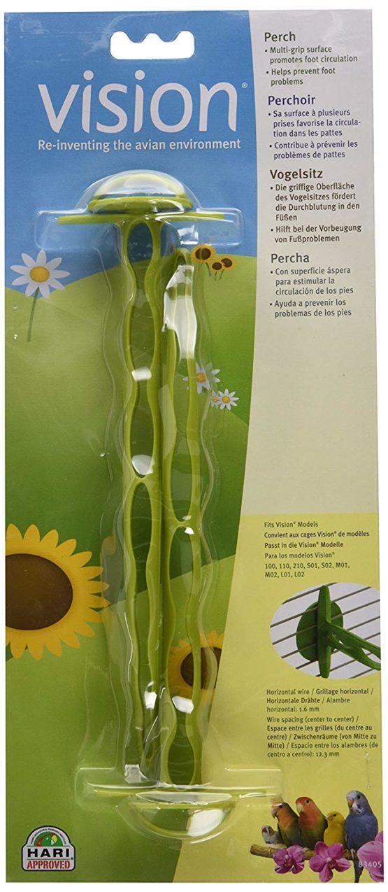 Vision Perch for Small and Medium Vision Cages, Green - Image 2