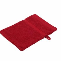 Gözze Sylt 7881-75-A1 Flannel Mitts (Set of 4) - 16 x 21 cm, bordeaux, 16 x 21 cm