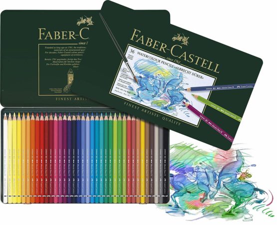 Faber-Castell Albrecht Durer Watercolour Pencils (Tin of 36) - Image 4
