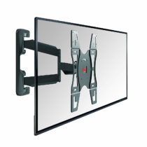 Vogel's 8343245 BASE 45M full-motion TV wall mount for 32-55 Inch TVs, max. 66 lbs (30 kg), swivels up to 180°, tiltable, TV wall mount, max. VESA 400x400, Universal compatibility