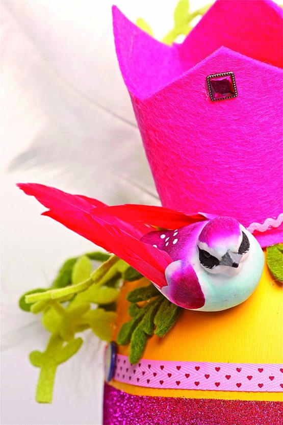 Artemio Multicoloured Small Birds on Clip, 6 x 2,5 x 5 cm - Image 4
