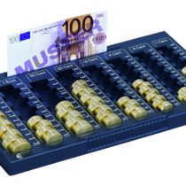 Durable Euroboard 178058 324x190x34mm Large Cash Counting Board - Charcoal
