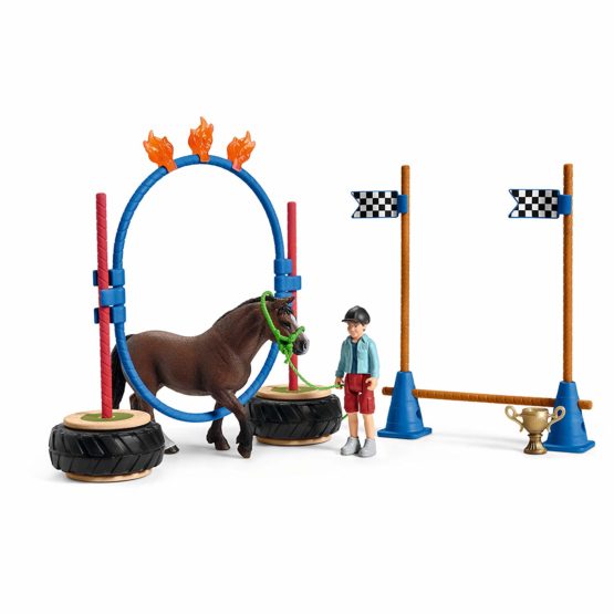 Schleich 42482 Farm World Pony Agility Race - Image 2