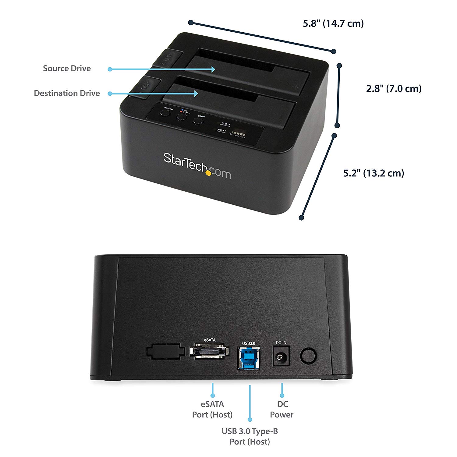 StarTech.com Standalone Hard Drive Duplicator - Image 3