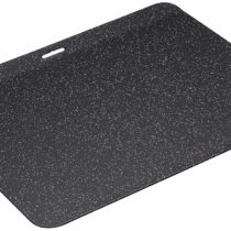 MasterClass MCVITHB4 Insulated Baking Sheet, Scratch Resistant and Induction Safe Steel Oven Tray with Vitreous Enamel Coating, 35 x 28 cm, Black