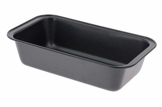 DE BUYER Rounded Edge Cake Mould, 24 cm, Steel, Grey, 23.39 x 14.61 x 6.2 cm