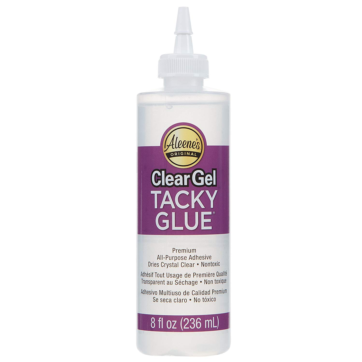 I Love To Create Aleene's Clear Gel Tacky Glue-8 oz, Transparent, 8oz