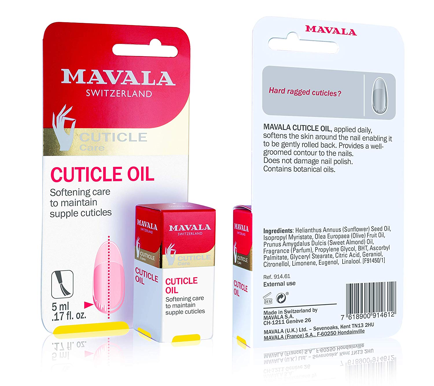 Mavala Cuticle Massage Oil 5 ml, 91461, 5 ml (Pack of 1)