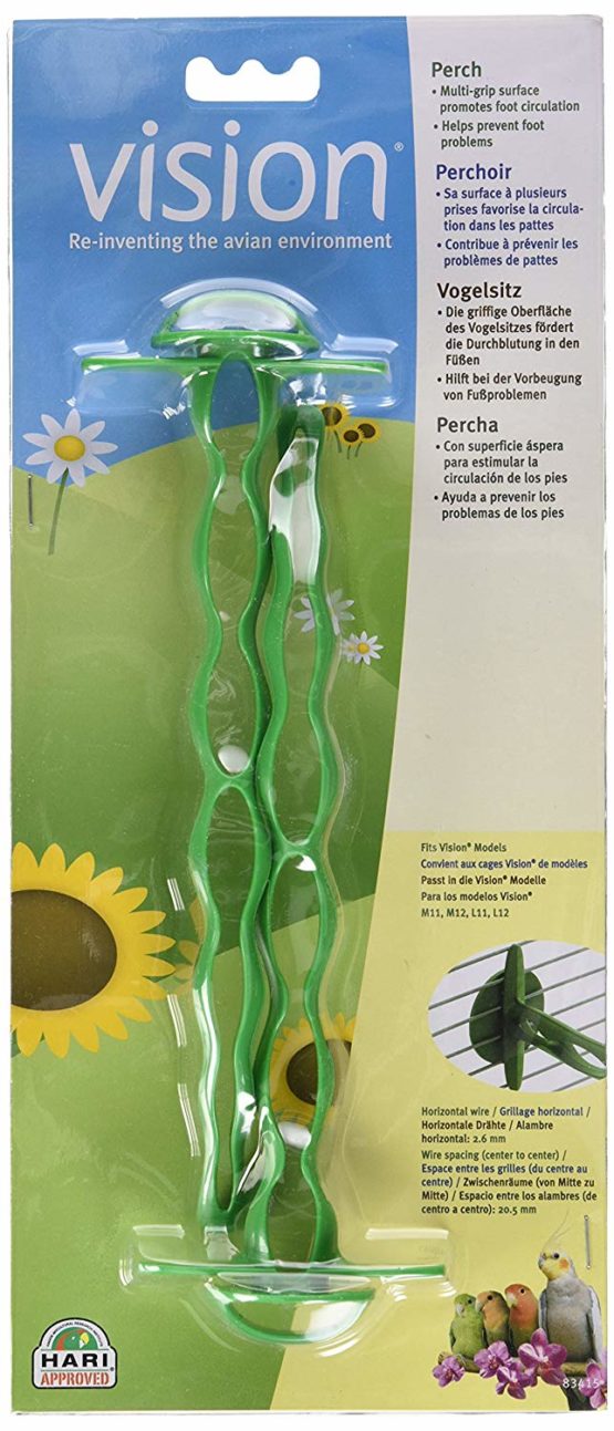 Vision Perch for Vision Cages, Large, Green - Image 2