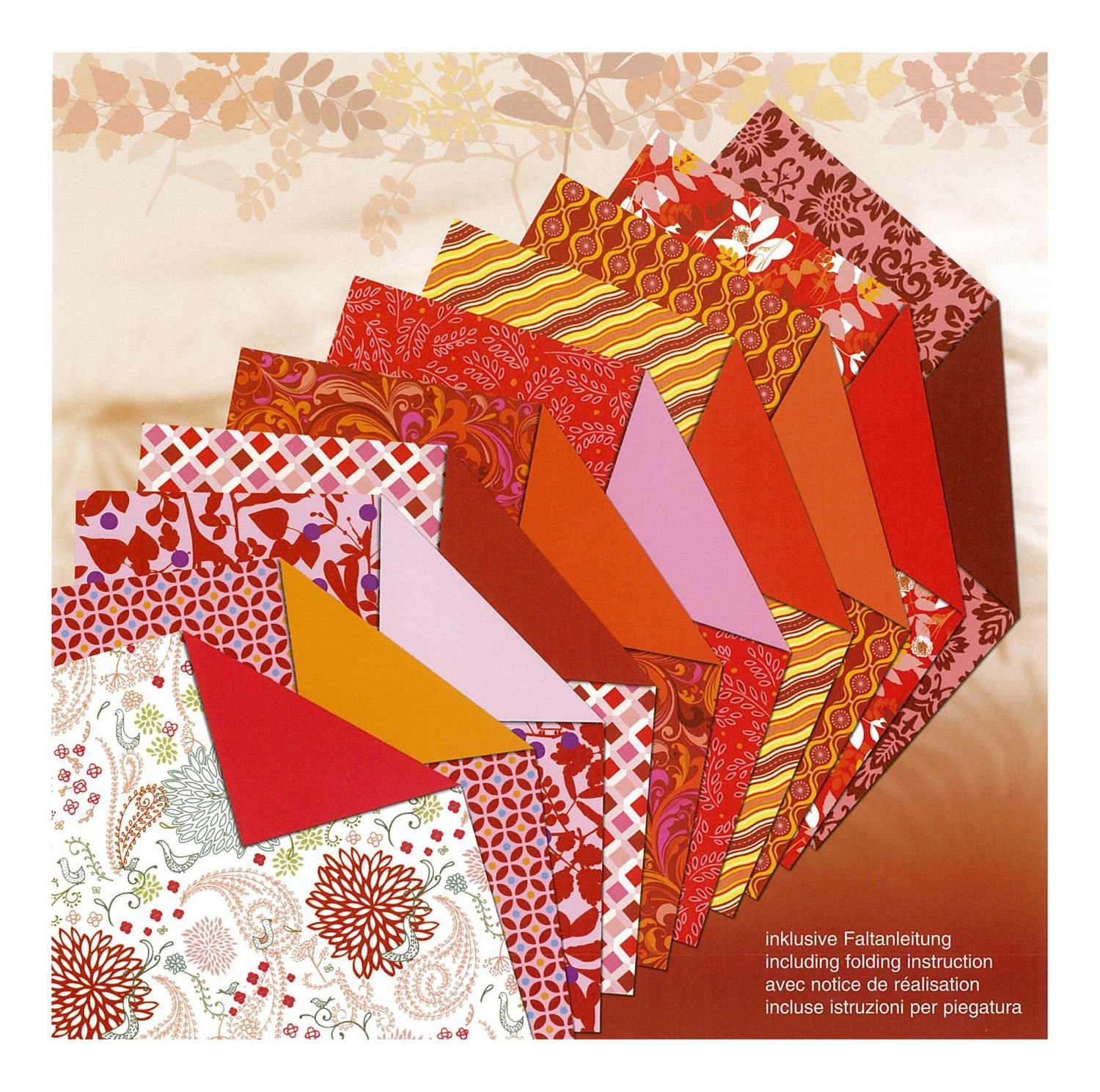 Ursus Ruby design paper, 20 x 20 cm - Image 2