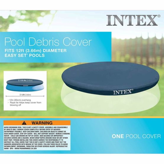 Intex 12ft Easy Set Pool Cover - Image 4