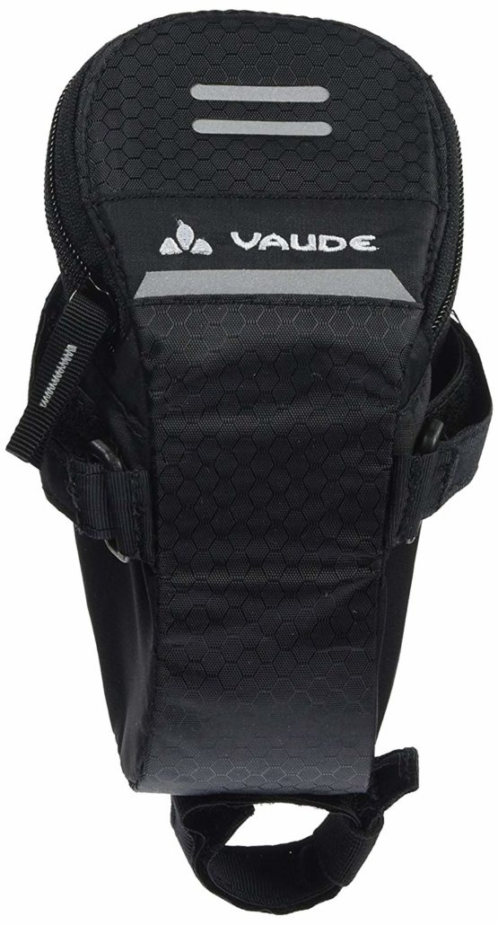 VAUDE Unisex Saddlebag Race Light, black, 8 x 8 x 15 cm, 0,4 liters