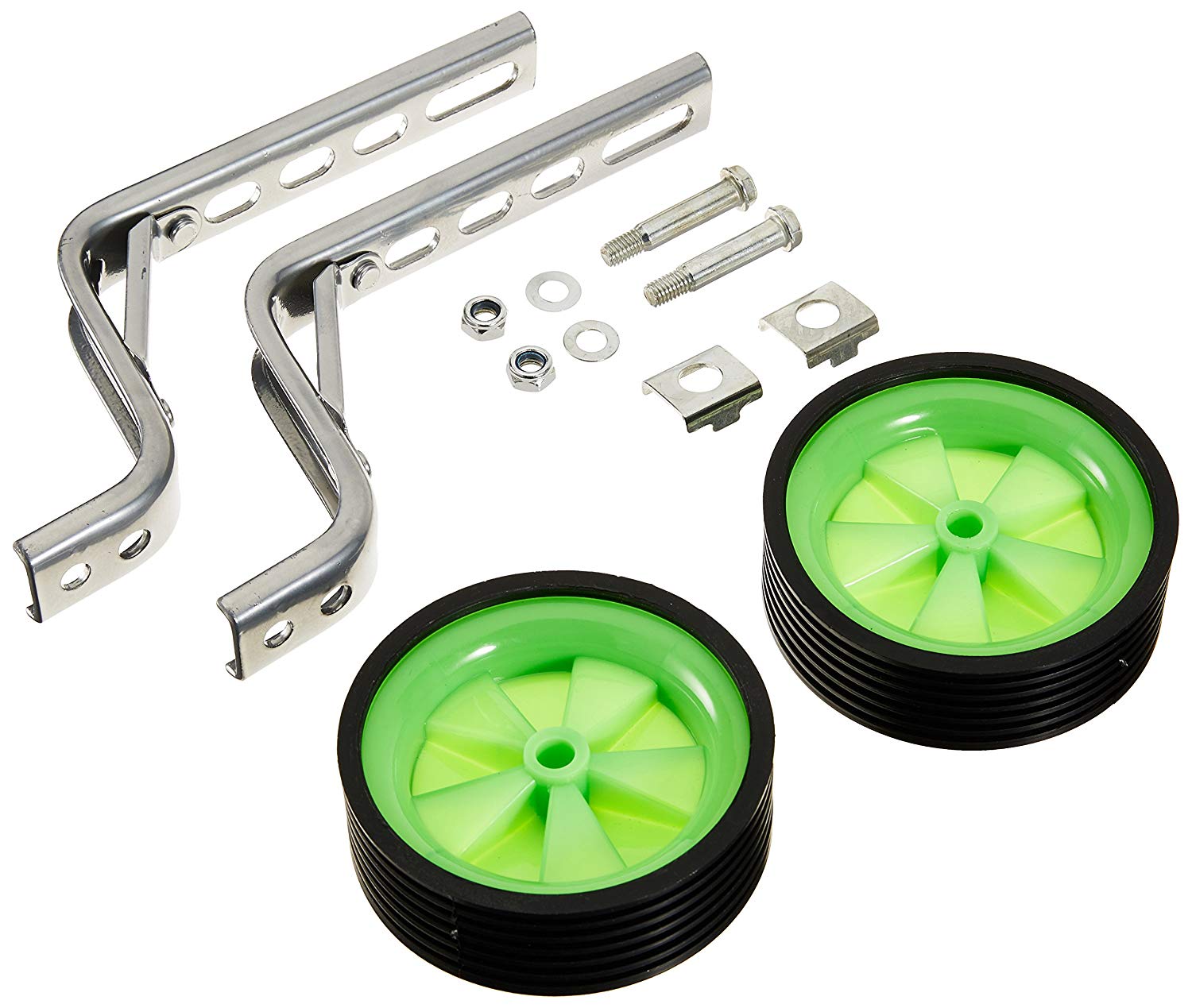 Bottari bike Kid's Rubber Universal Torque Stabilizer Wheels - Multicoloured, 12/20 Inch, Multi-coloured
