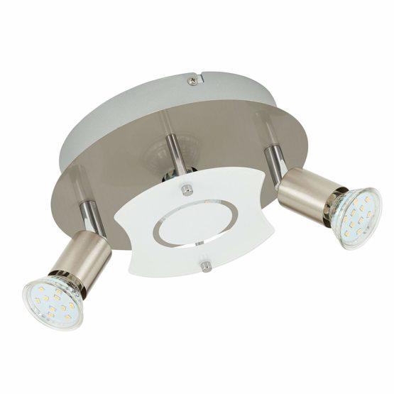 BRILONER Ceiling Lights/LED Spotlights, Metal, GU10, 3 W, Satin Nickel - Image 2