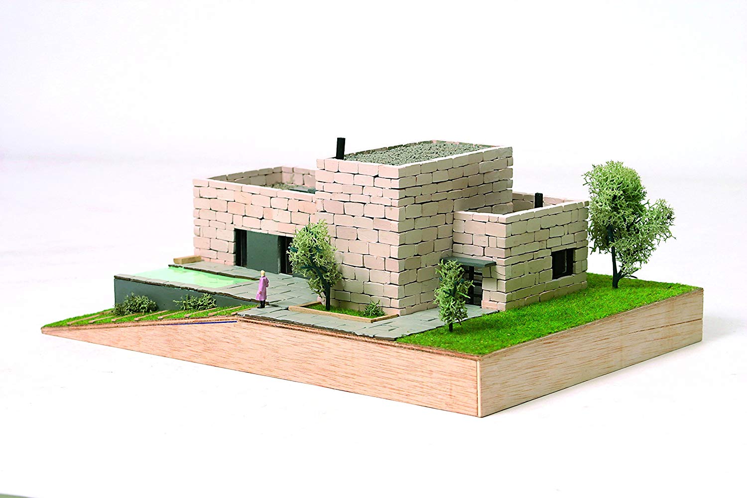 Domus Kits Domus Kits40601 Scale 1:87 "Actual Vilomara Houses Model, Light Bricks, Medium - Image 3