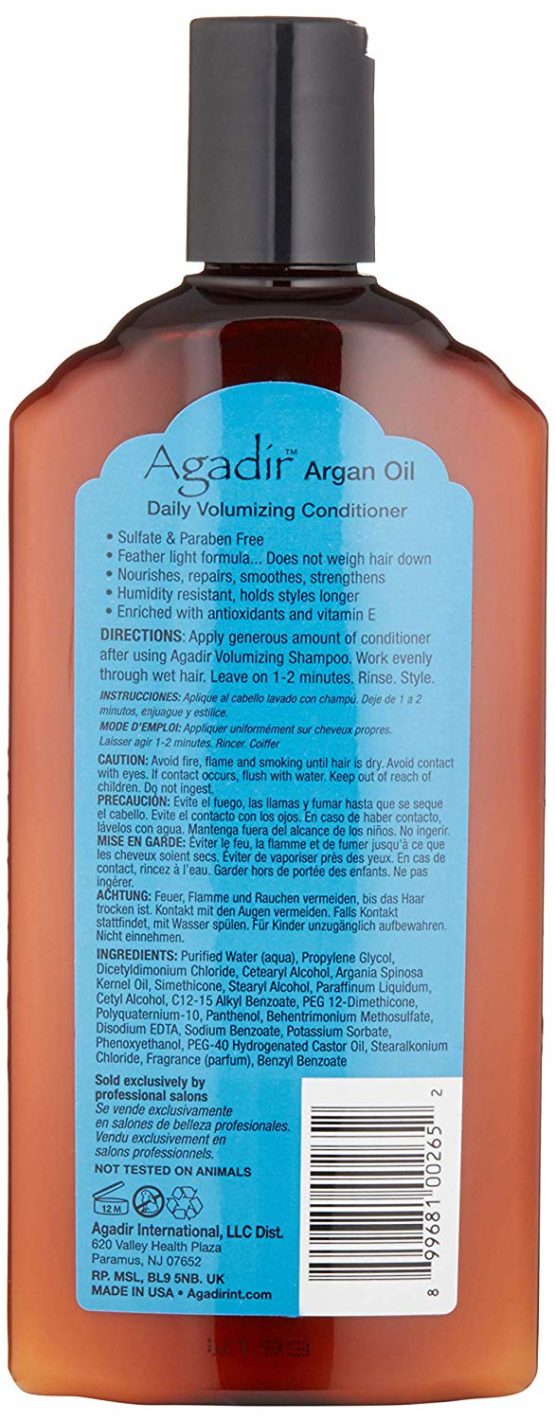 Agadir Argan Oil Volumizing Conditioner 355ml - Image 2