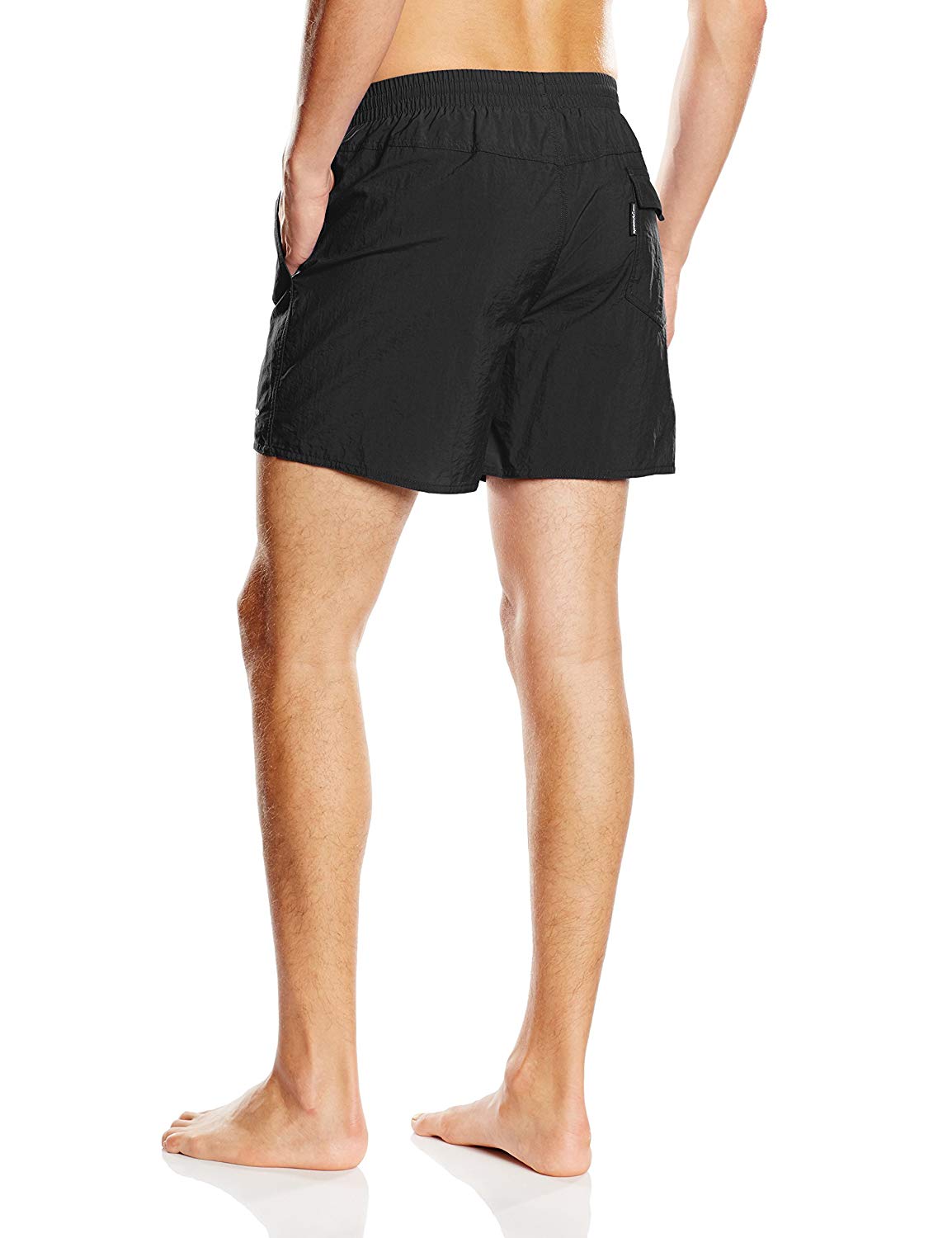 Speedo Men's Solid Leisure Watershorts - Black, Medium/16-Inch - Image 2
