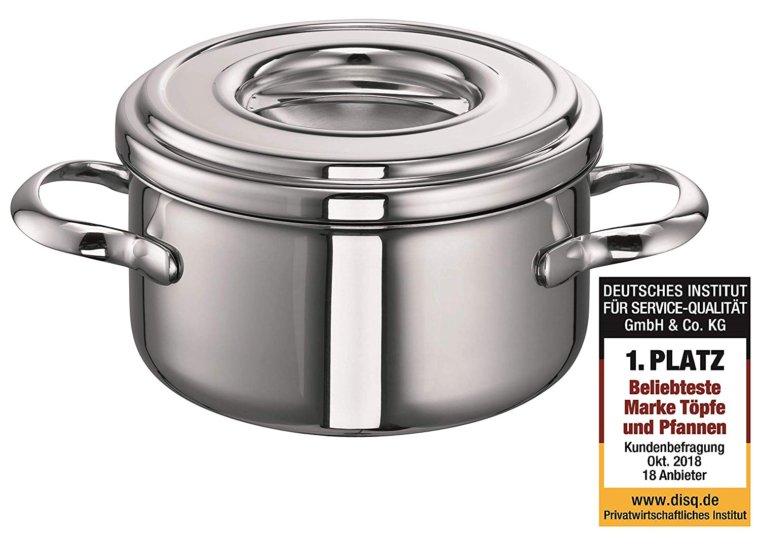 Schulte-Ufer 6301-16 i Romana Roasting Pot 16 cm 1.40 Litre, Stainless-steel Look