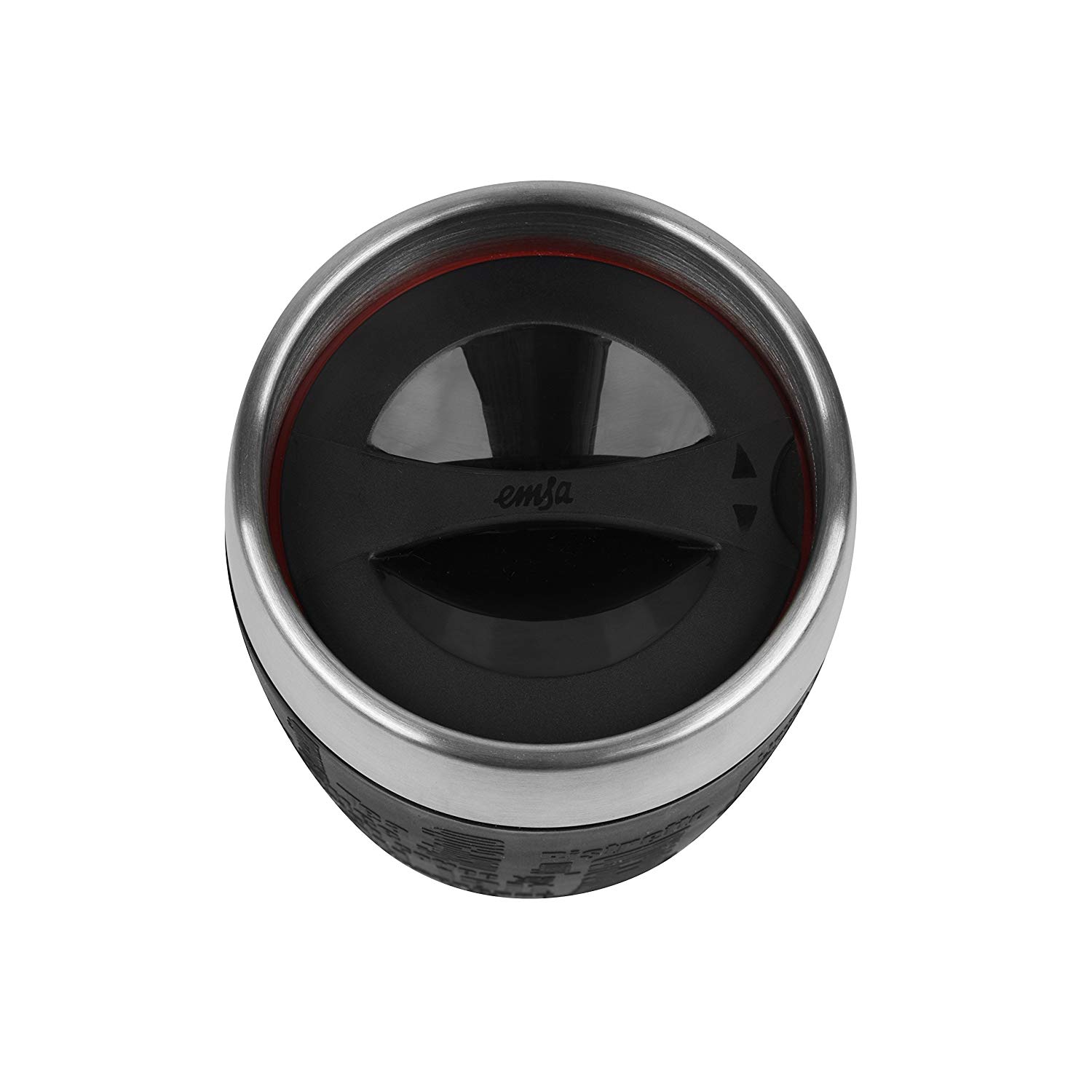 Emsa 514514 Travel Cup, insulated drinking cup with rotating closure, 200 ml, black, 9 Count (Pack of 1) - Image 4