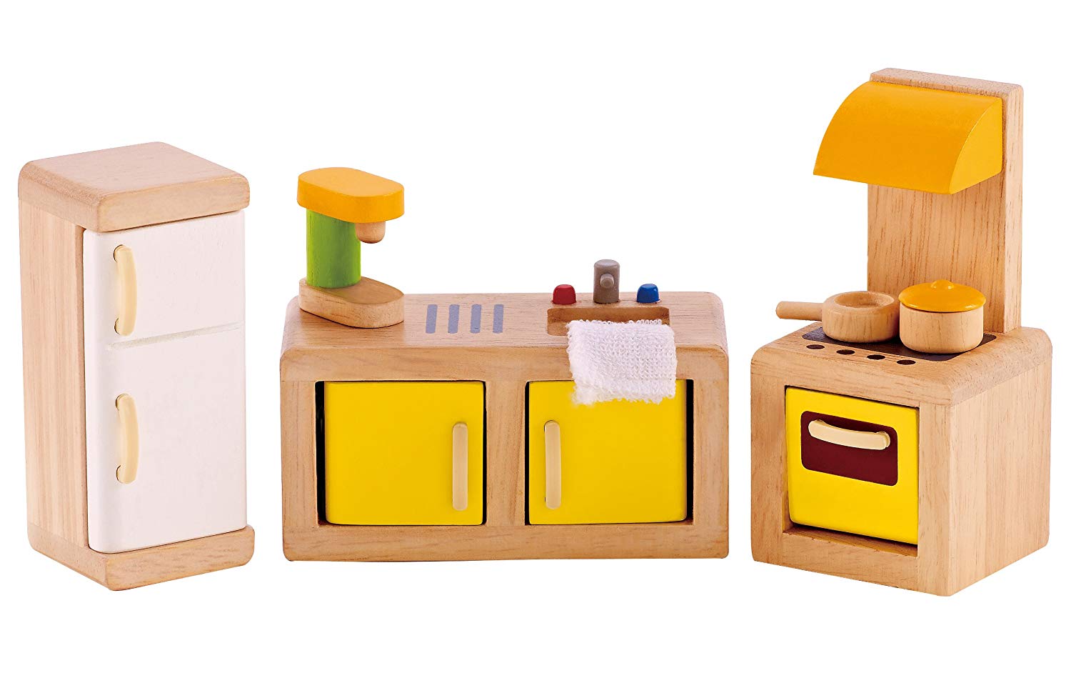 Hape E3453 Kitchen - Wooden Dolls House Accessories, Multicolor, 19.8 x 9.9 x 25.8 centimetres, ?