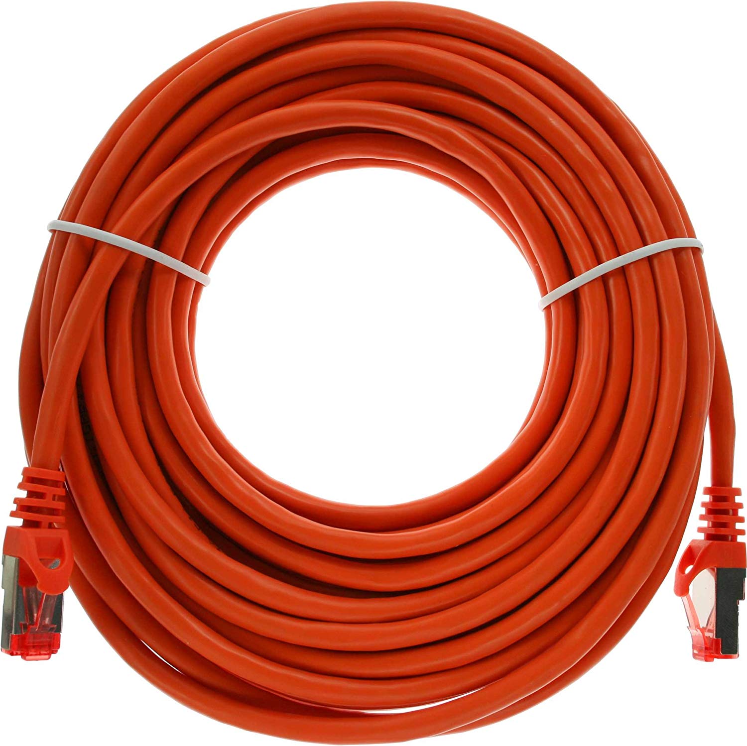 InLine® Patch cord, InLine®, S-STP/PiMF, Cat. 6, orange, 7,5m - Image 2