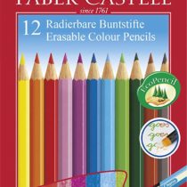 Faber-Castell 12 Erasable Colour Pencils