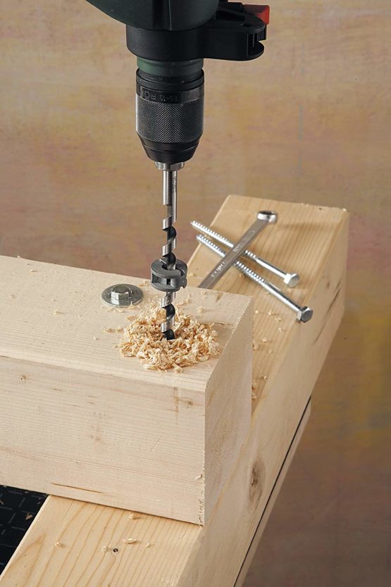 wolfcraft Wood Twist Drill Bit Set 2 Pcs. I 2731000 - Image 3
