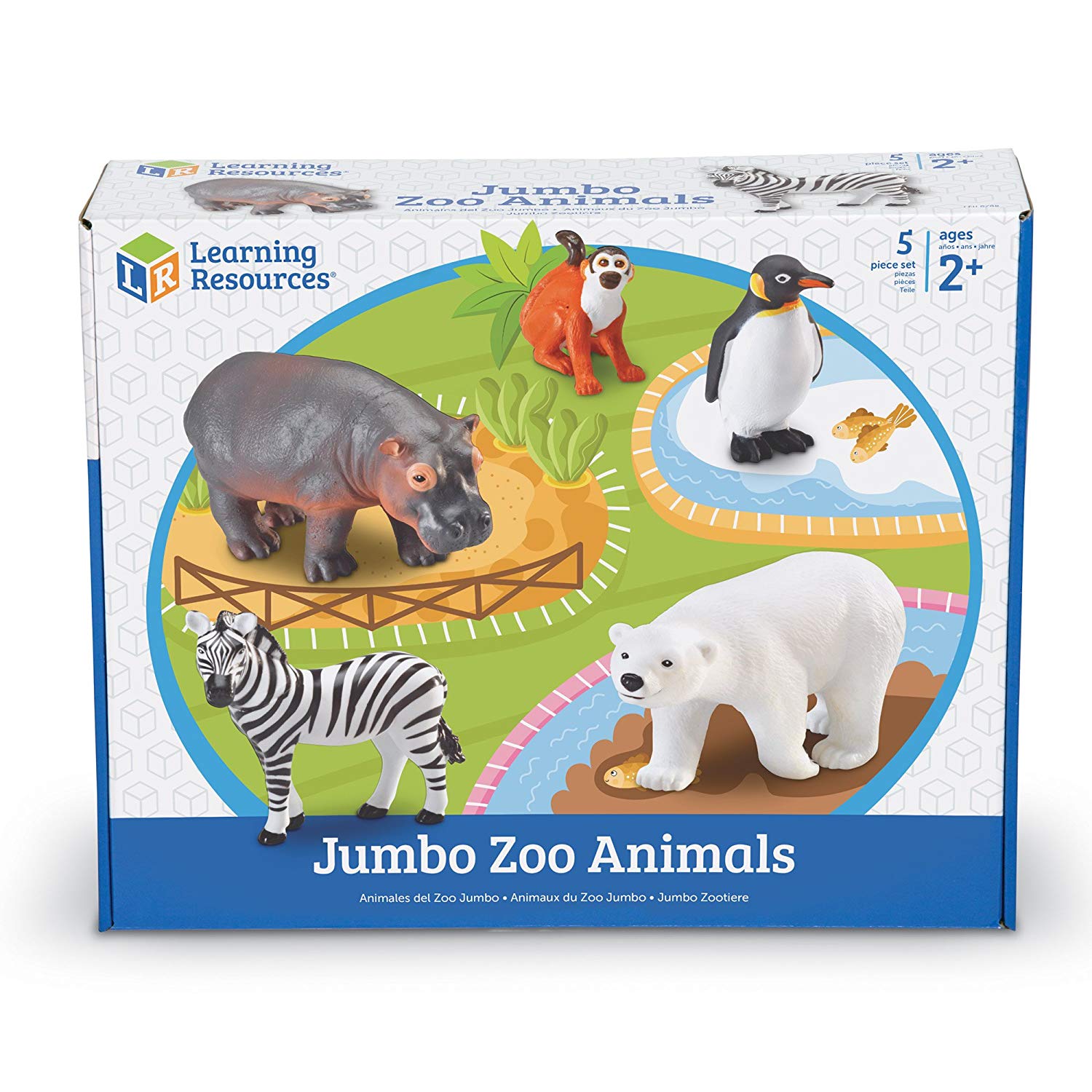 Learning Resources Jumbo Zoo Animals, Multicoloured - Image 4