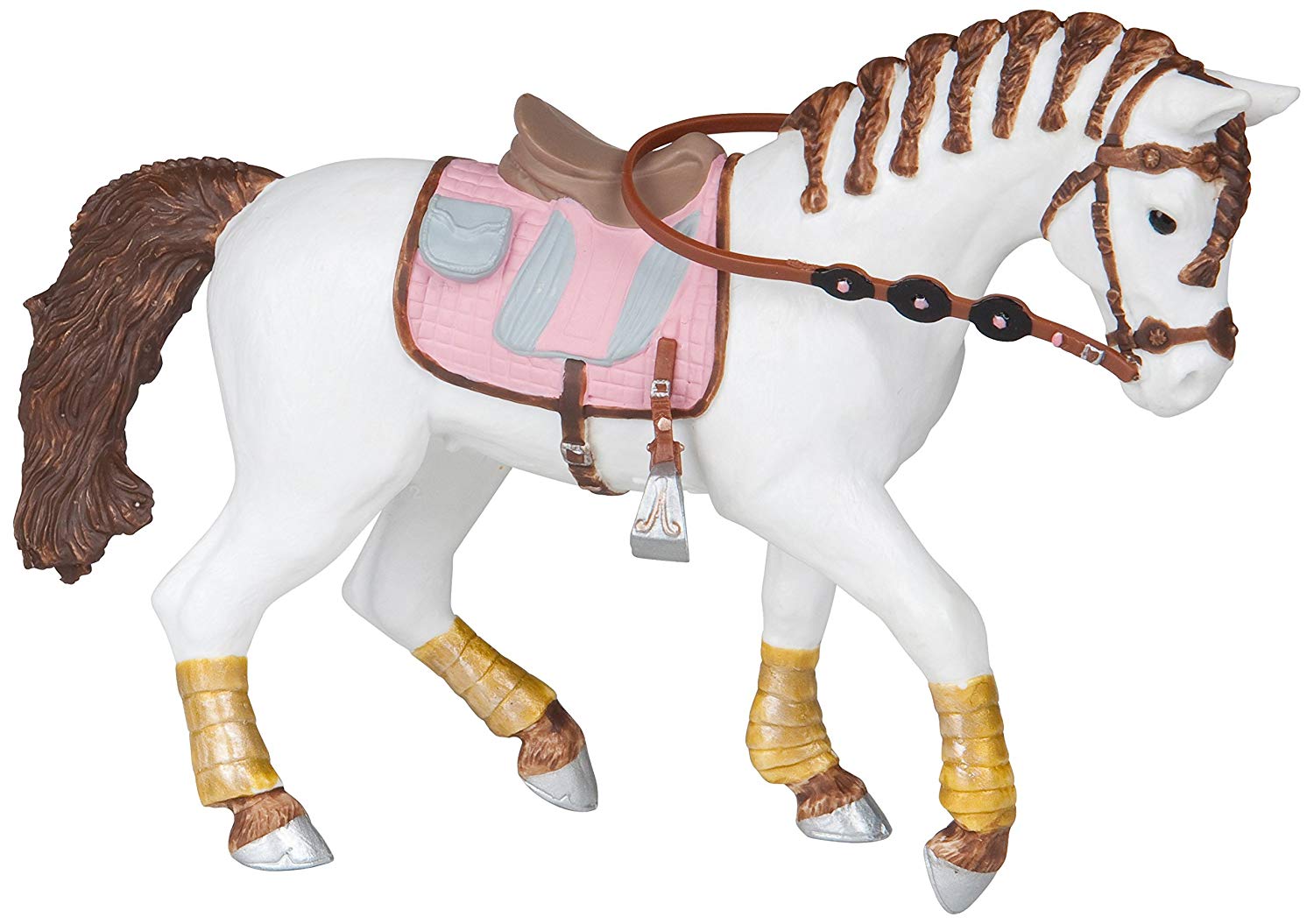Papo 51525 Braided Mane Horse Figure