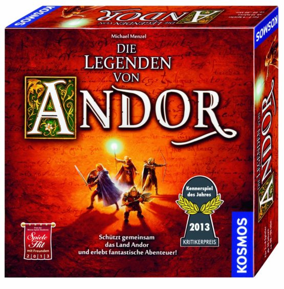 Kosmos 691745 The Legends of Andor [German Language Product], Awarded Kennerspiel des Jahres 2013