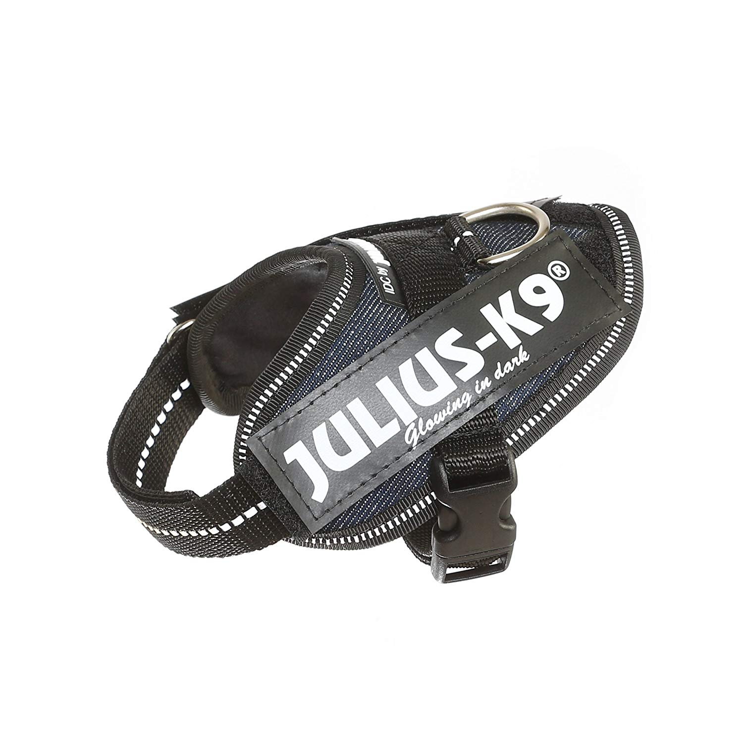 Julius-K9, 16IDC-FAR-B1, IDC Powerharness, dog harness, Size: Baby 1, Denim, 3XS/Baby 1