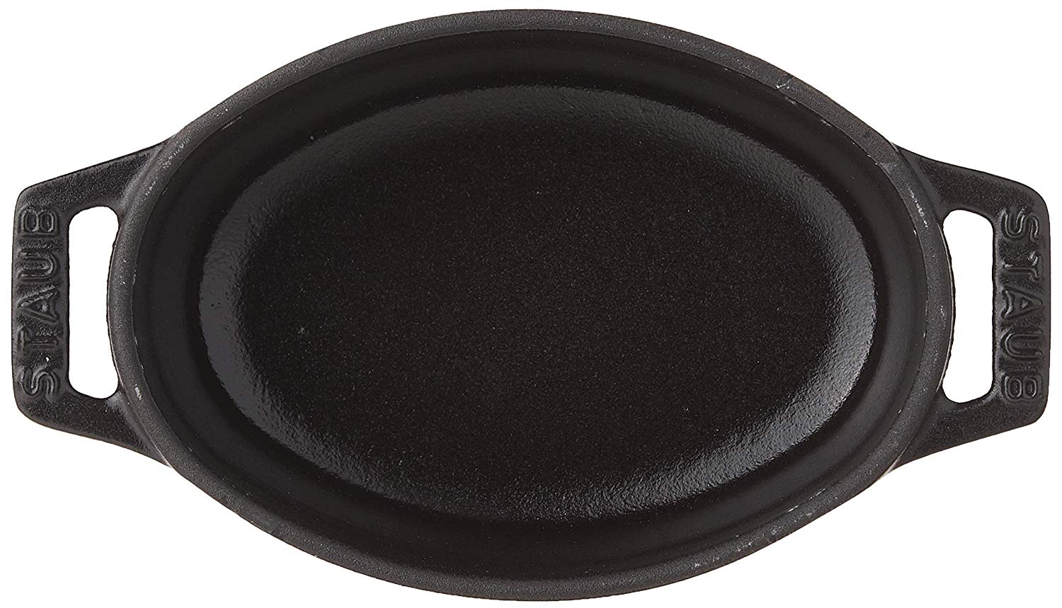 STAUB 1101125 Cast Iron Oval Mini Cocotte 11 cm Black - Image 3