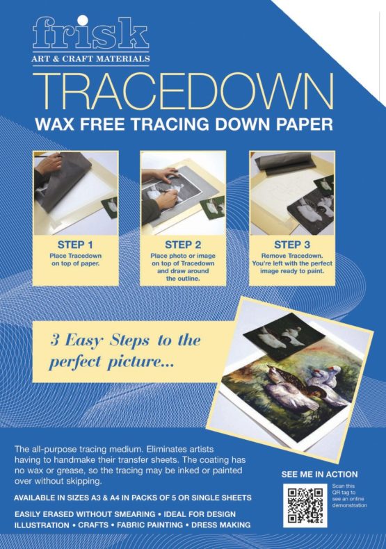 Tracedown A3 White - Pack of 5 Sheets