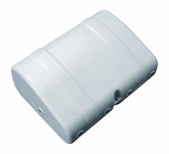 GAO 0393 Outdoor Security Box 6 Compartment, 31 x 25 x 12.5 cm Grey Pack of 1