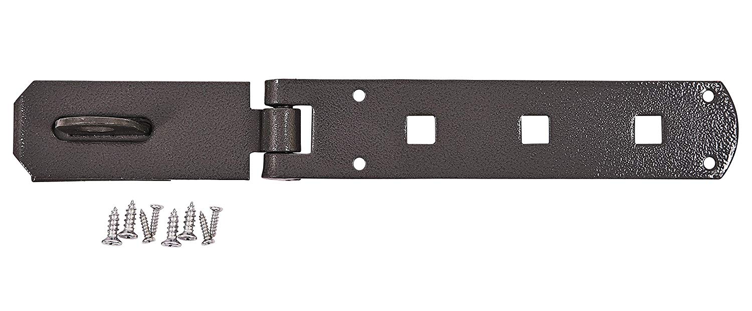 Amtech T2250 350mm (14") x 50mm (2") hasp and Staple, Black
