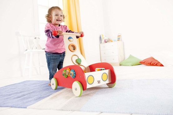Hape E0370 Wonder Walker - Multi-Activity Push Along Wooden Toy - Image 2