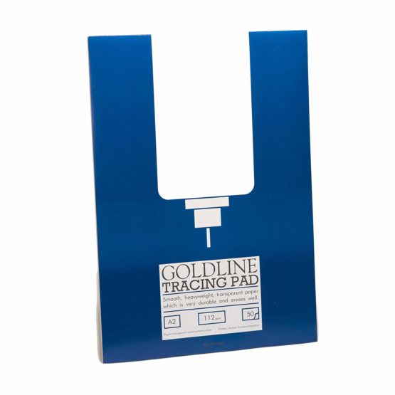 Clairefontaine GPT3A2Z Goldline Heavyweight Tracing Pad, A2, 112gsm, 50 sheets - Image 2