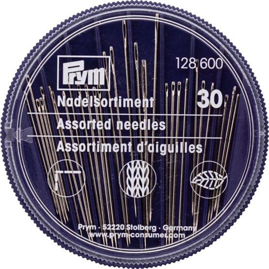 Prym Tapestry + Chenille Needles Assorted No. 18-22 Silver col with Threader - Image 2