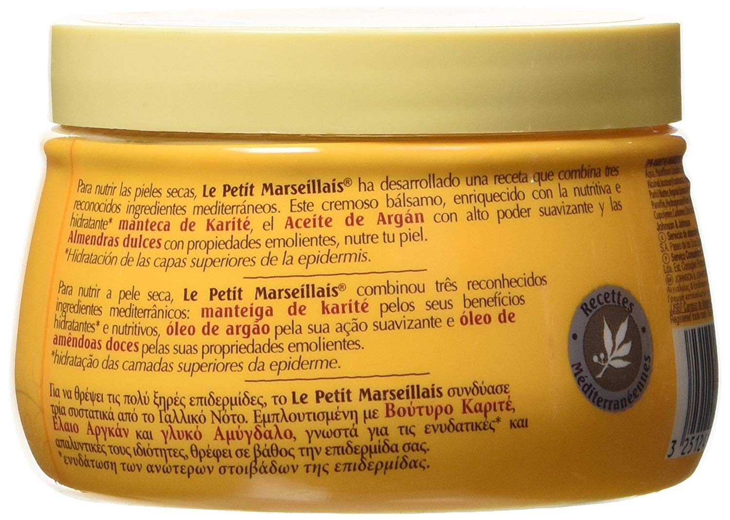 Le Petit Marseillais Nourishing Balm Shea Butter/Argan Oil/Sweet Almond 250ml, 250 ml (Pack of 1) - Image 3