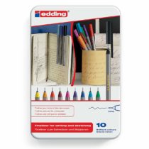 Edding 55 Fineliner Pack of 10 - Assorted