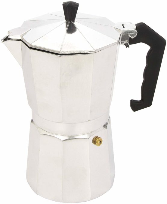 ibili 610909" Bahia Espresso/Coffee Maker, Aluminium, Silver/Black