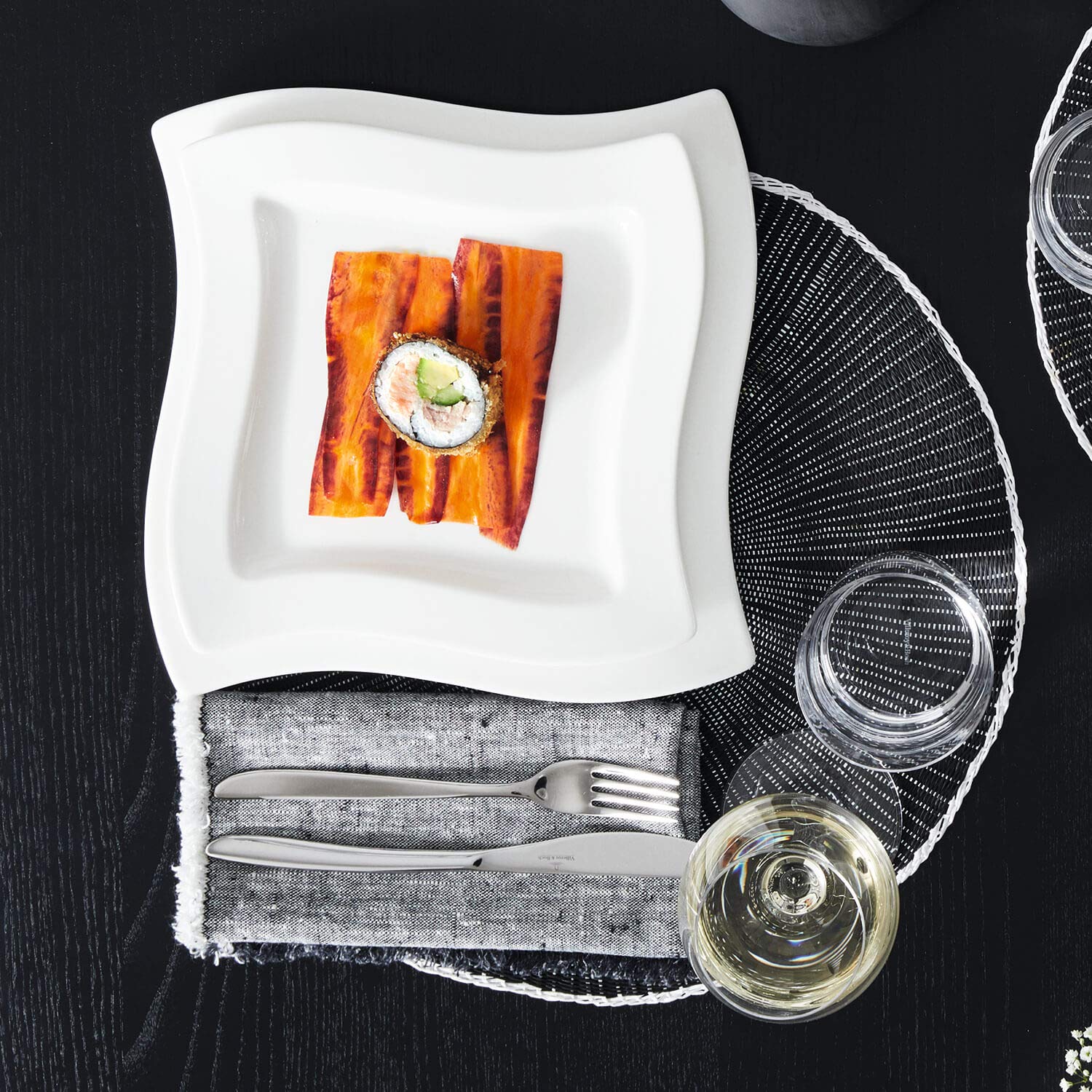 Villeroy & Boch NewWave Soup Plate, Premium Porcelain, White, 24 cm - Image 2