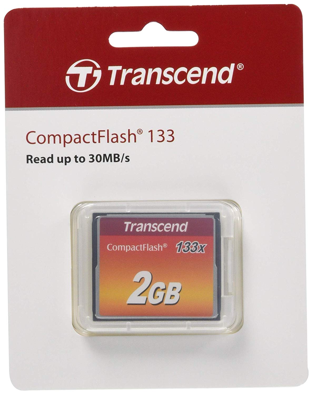 Transcend 2GB CompactFlash 133 Memory Card (CF Card) Up to 50/20 MB/s