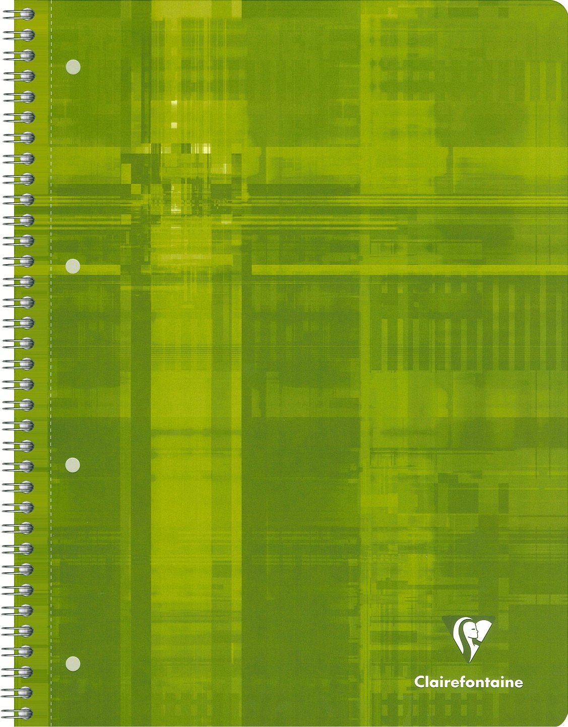 Clairefontaine 82489C A Perforated Spiral Notebook, A4+ 22.5x29.7cm, 240 Detachable Pages Small Squares w/ Margin - Image 3