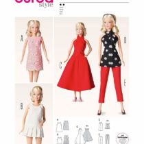 Burda b6960 Doll Clothes Sewing Pattern 19 x 13 cm