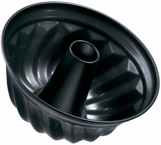 KUHN RIKON Kugelhopf tin O 8.66in in Black, Stainless Steel, Fuchsia, 8.66"